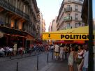  rue piétonne (rue de la Harpe), soir de canicule